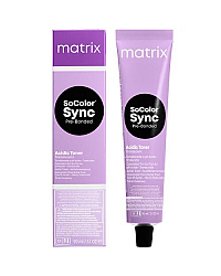 Matrix Socolor Sync Pre-Bonded 10PR - Тонер кислотный, тон жемчужный розовый 90 мл